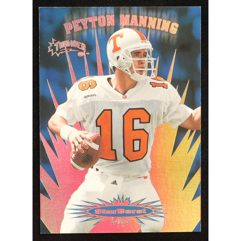 Peyton Manning 1998 SkyBox Thunder StarBurst #6SB RC at PristineAuction.com