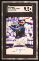 Junior Caminero 2025 Donruss Signature Series #SIG-JC (SGC 9.5) at PristineAuction.com