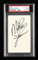 Magic Johnson Signed Cut (PSA) at PristineAuction.com