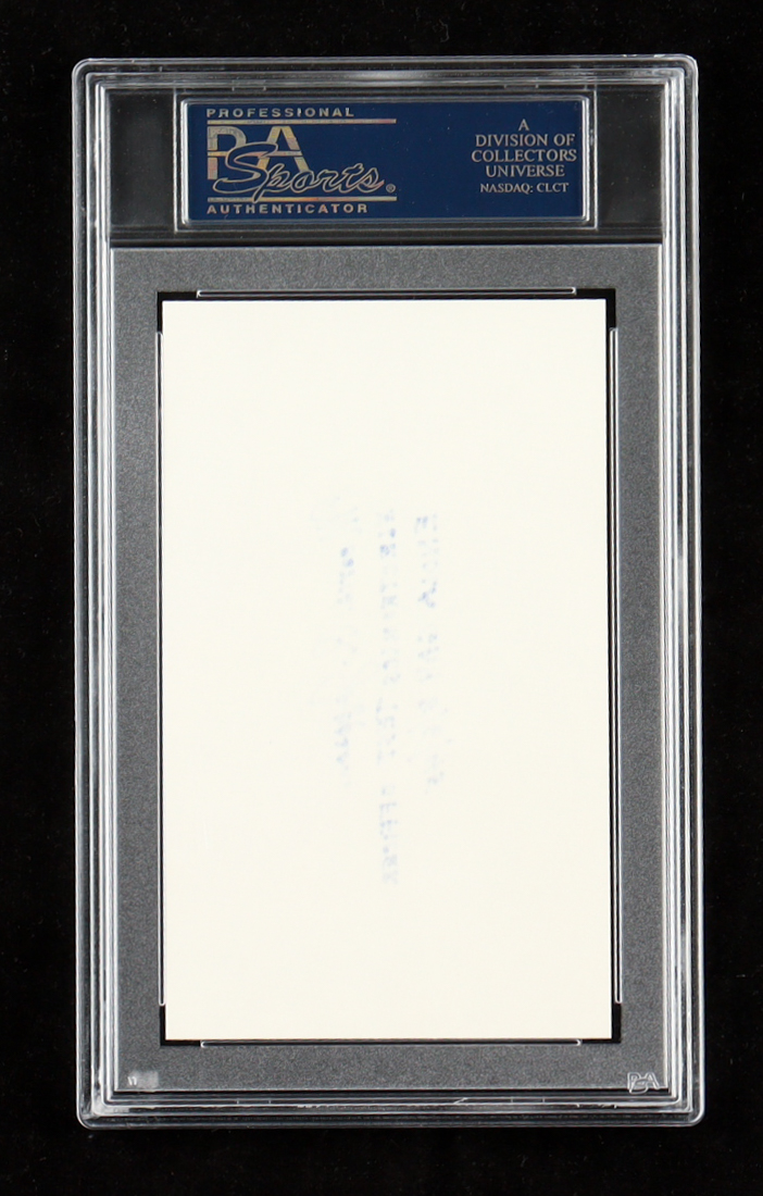 Morris R. Jeppson Signed Cut With Extensive Inscription (PSA) at PristineAuction.com Morris R. Jeppson Signed Cut With Extensive Inscription (PSA) at PristineAuction.com