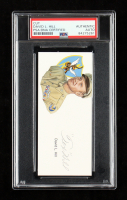 David "Tex" Hill Signed Cut With Portrait (PSA) at PristineAuction.com