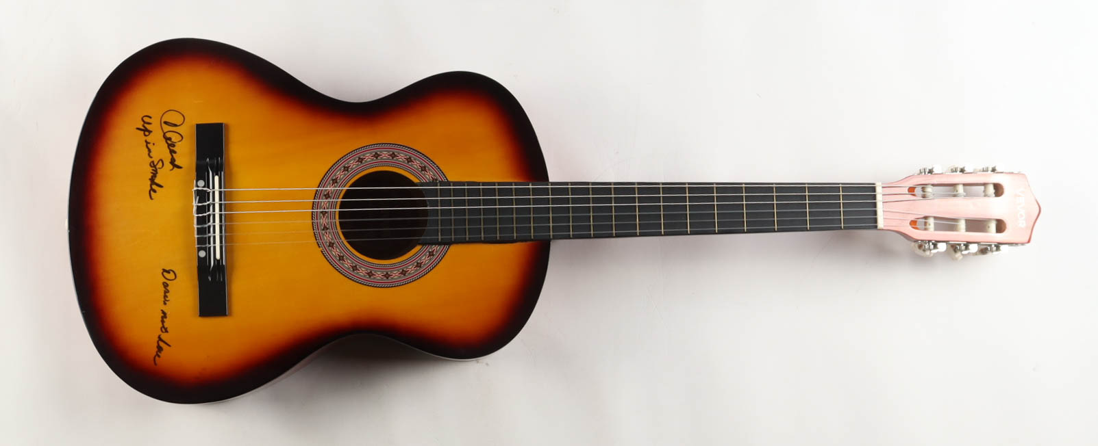 Cheech Marin Signed Full-Size Acoustic Guitar Inscribed "Up in Smoke" (JSA) at PristineAuction.com Cheech Marin Signed Full-Size Acoustic Guitar Inscribed "Up in Smoke" (JSA) at PristineAuction.com