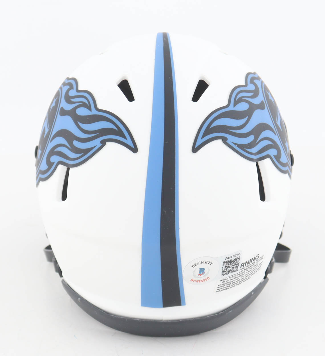 Eddie George Signed Titans Lunar Eclipse Alternate Speed Mini Helmet (Beckett) at PristineAuction.com Eddie George Signed Titans Lunar Eclipse Alternate Speed Mini Helmet (Beckett) at PristineAuction.com