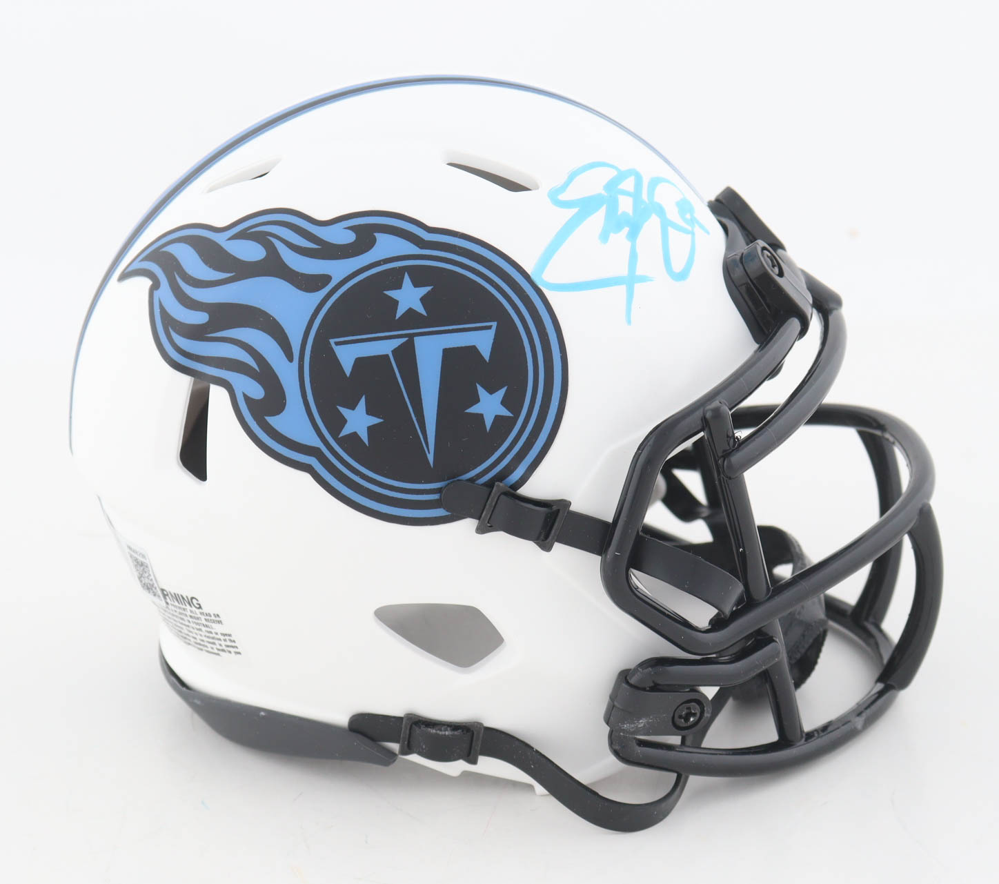 Eddie George Signed Titans Lunar Eclipse Alternate Speed Mini Helmet (Beckett) at PristineAuction.com Eddie George Signed Titans Lunar Eclipse Alternate Speed Mini Helmet (Beckett) at PristineAuction.com