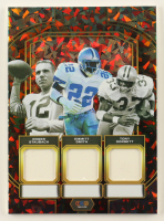 Roger Staubach / Emmitt Smith / Tony Dorsett 2024 TruSport Jumbo Trucreator Cracked Ice #17 #TJC-RSESTD JSY at PristineAuction.com