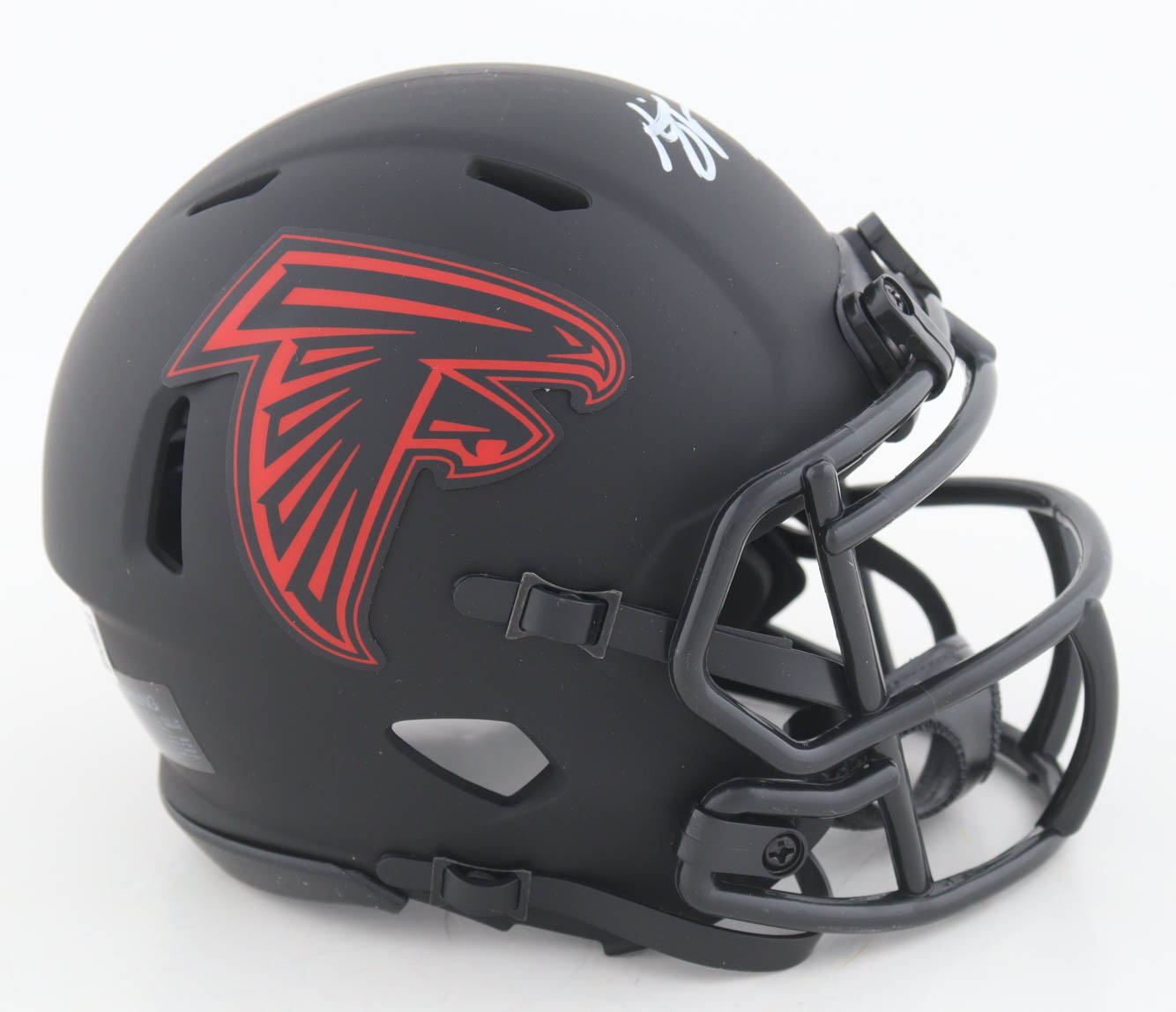 A. J. Terrell Signed Falcons Eclipse Alternate Speed Mini Helmet (Beckett) at PristineAuction.com A. J. Terrell Signed Falcons Eclipse Alternate Speed Mini Helmet (Beckett) at PristineAuction.com