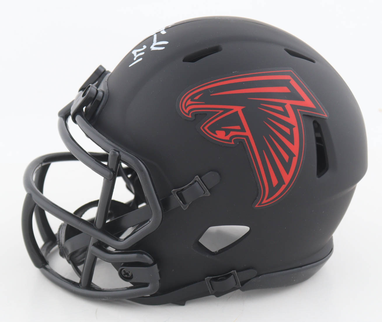 A. J. Terrell Signed Falcons Eclipse Alternate Speed Mini Helmet (Beckett) at PristineAuction.com A. J. Terrell Signed Falcons Eclipse Alternate Speed Mini Helmet (Beckett) at PristineAuction.com
