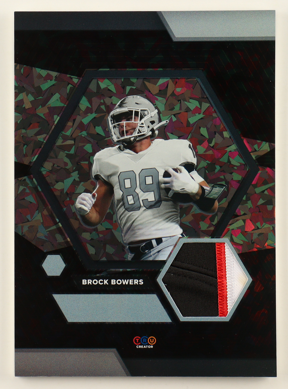 Brock Bowers 2024 TruCreator Jumbo Cracked Ice #07 #JCBB JSY RC at PristineAuction.com Brock Bowers 2024 TruCreator Jumbo Cracked Ice #07 #JCBB JSY RC at PristineAuction.com
