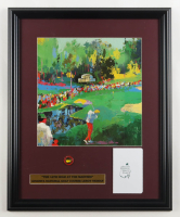 LeRoy Neiman "The 16th Hole at the Masters" Custom Framed Art Print with Scorecard & Masters Pin at PristineAuction.com