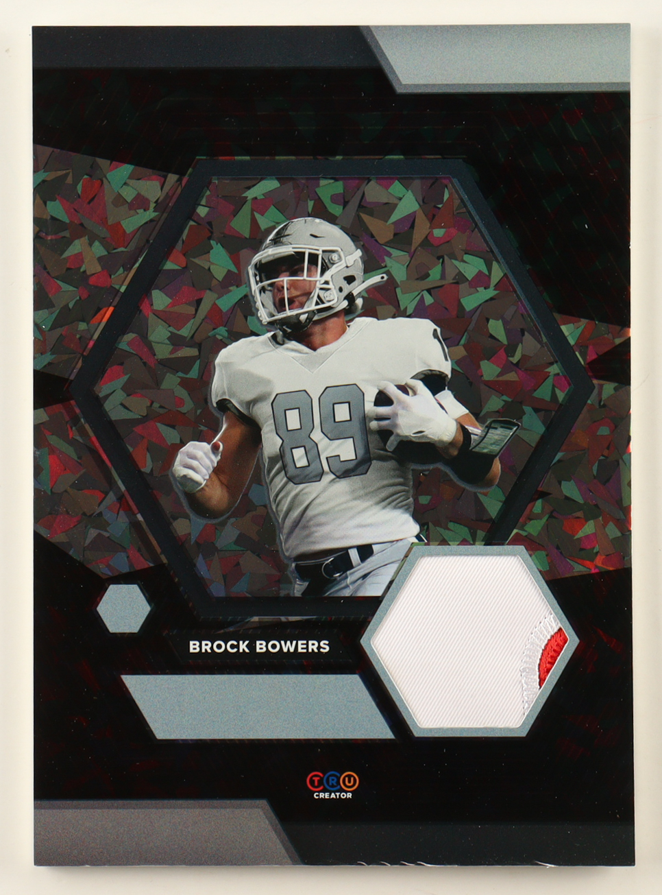 Brock Bowers 2024 TruCreator Jumbo Cracked Ice #07 #JCBB JSY RC at PristineAuction.com Brock Bowers 2024 TruCreator Jumbo Cracked Ice #07 #JCBB JSY RC at PristineAuction.com