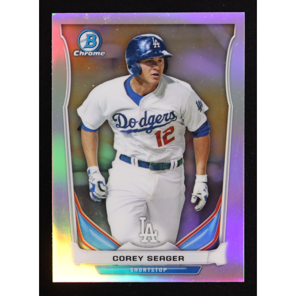 Corey Seager 2014 Bowman Chrome Draft Top Prospects Refractors #CTP41 RC at PristineAuction.com