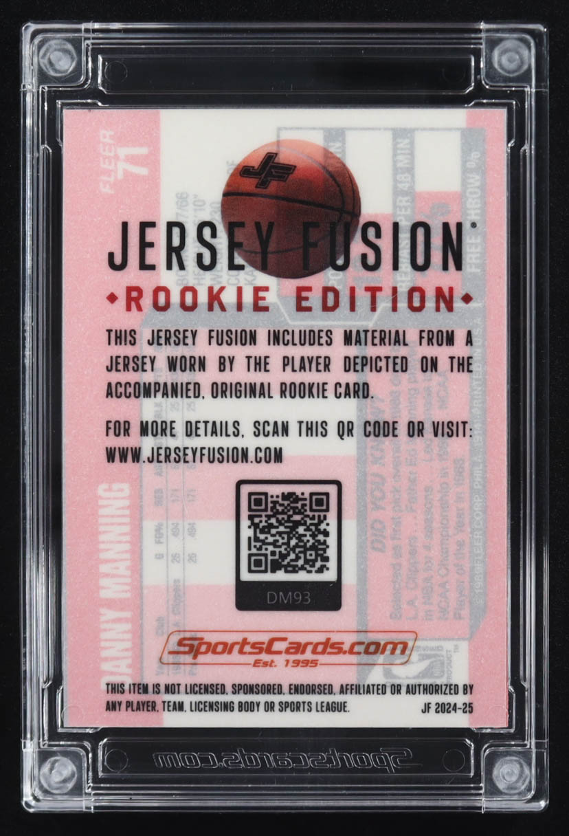 Danny Manning 2024-25 Jersey Fusion Rookie Edition #DM93 #47/50 at PristineAuction.com Danny Manning 2024-25 Jersey Fusion Rookie Edition #DM93 #47/50 at PristineAuction.com
