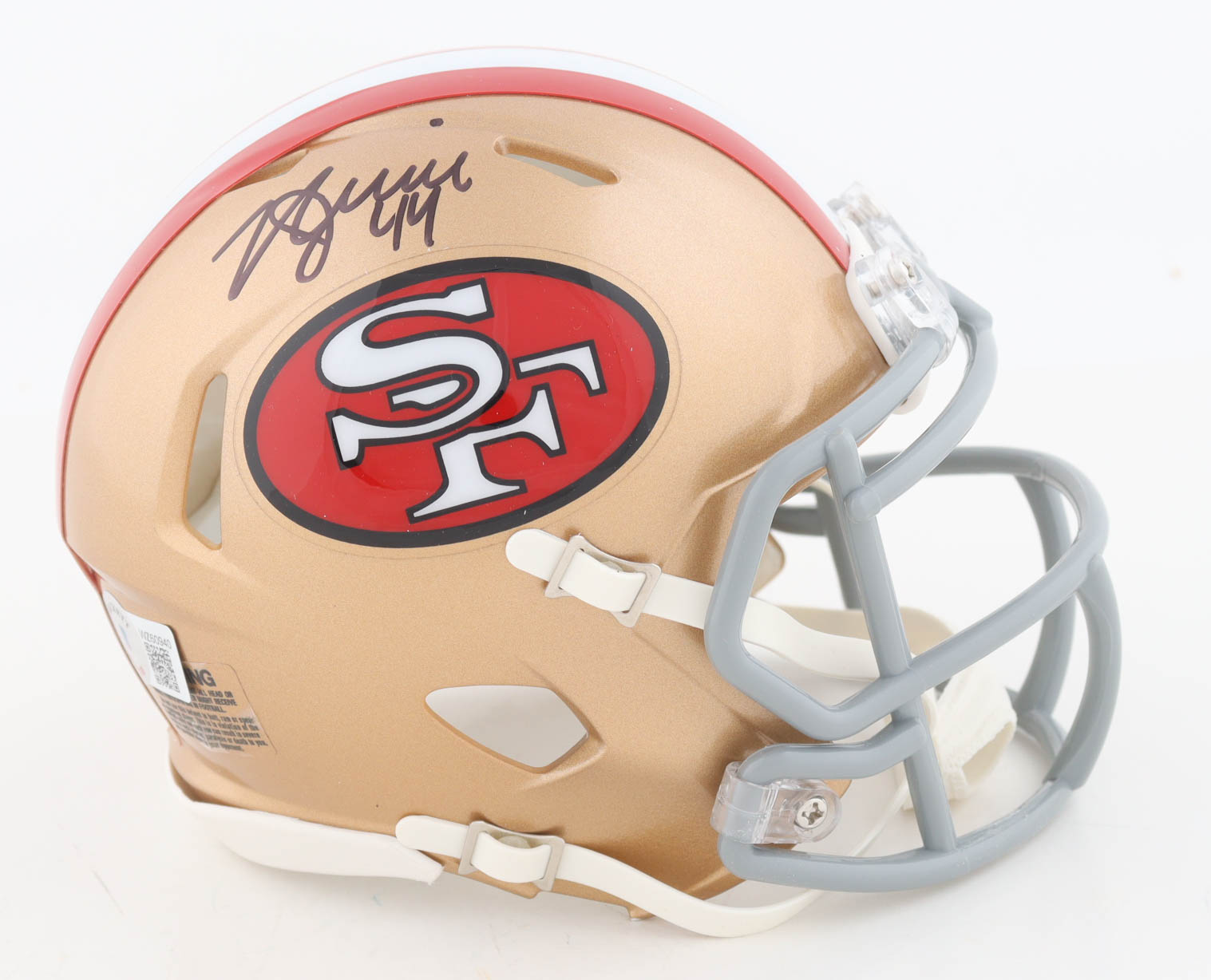 Kyle Juszczyk Signed 49ers Speed Mini Helmet (Beckett) at PristineAuction.com Kyle Juszczyk Signed 49ers Speed Mini Helmet (Beckett) at PristineAuction.com