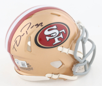 Tyrion Davis-Price Signed 49ers Speed Mini Helmet (Beckett) at PristineAuction.com