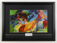 Carl Yastrzemski Signed Red Sox Custom Framed Cut Display with LeRoy Neiman Art Print (PSA) at PristineAuction.com