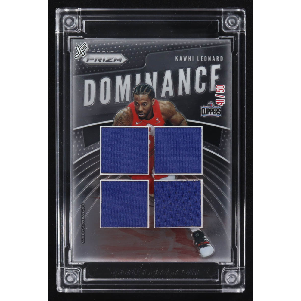 Kawhi Leonard 2022-23 Jersey Fusion Basketball #KL19 #41/50 at PristineAuction.com