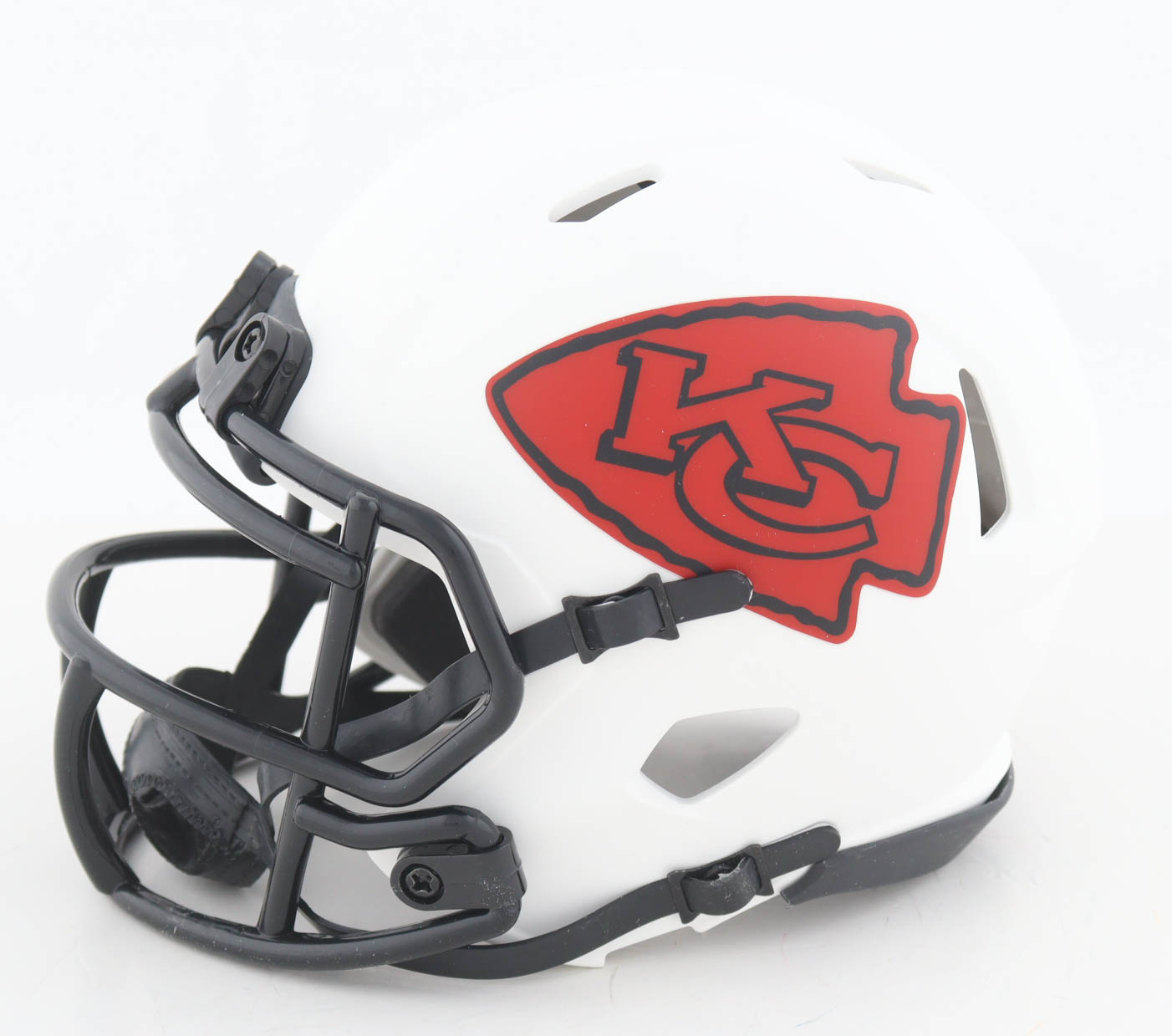 Mecole Hardman Signed Chiefs Lunar Eclipse Alternate Speed Mini Helmet Inscribed "JET" (Beckett) at PristineAuction.com Mecole Hardman Signed Chiefs Lunar Eclipse Alternate Speed Mini Helmet Inscribed "JET" (Beckett) at PristineAuction.com