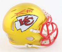 George Karlaftis Signed Chiefs Flash Alternate Speed Mini Helmet (Beckett) at PristineAuction.com