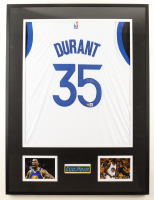 Kevin Durant Signed Custom Framed Jersey Display (Beckett) at PristineAuction.com