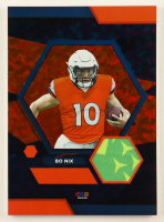 Bo Nix 2024 TruCreator Jumbo Cracked Ice #06 #JC-BN RC at PristineAuction.com