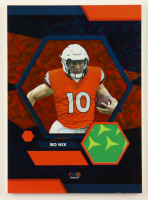 Bo Nix 2024 TruCreator Jumbo Cracked Ice #06 #JC-BN RC at PristineAuction.com