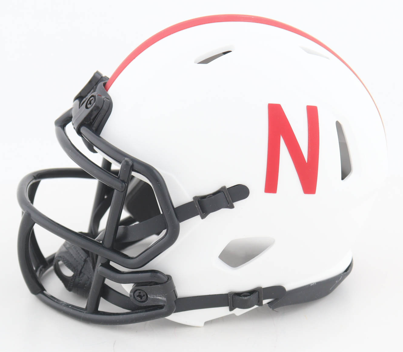 Mike Rozier Signed Nebraska Cornhuskers Lunar Eclipse Alternate Speed Mini Helmet (Beckett) at PristineAuction.com Mike Rozier Signed Nebraska Cornhuskers Lunar Eclipse Alternate Speed Mini Helmet (Beckett) at PristineAuction.com