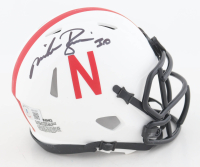 Mike Rozier Signed Nebraska Cornhuskers Lunar Eclipse Alternate Speed Mini Helmet (Beckett) at PristineAuction.com