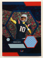 Drake Maye 2024 TruSport Jumbo Trucreator Cracked Ice #10 #JCDM JSY RC at PristineAuction.com