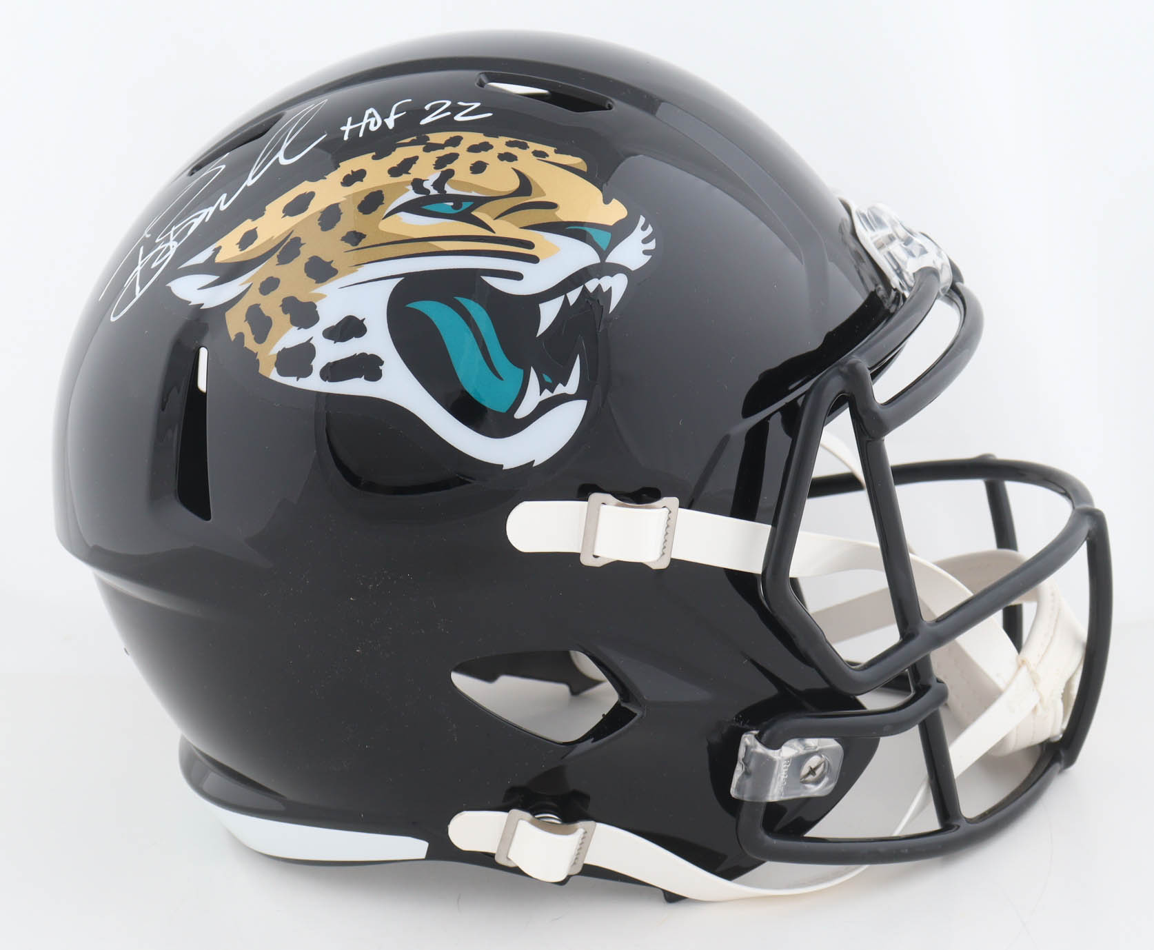 Tony Boselli Signed Jaguars Full-Size Speed Helmet Inscribed "HOF 22" (Schwartz) at PristineAuction.com Tony Boselli Signed Jaguars Full-Size Speed Helmet Inscribed "HOF 22" (Schwartz) at PristineAuction.com