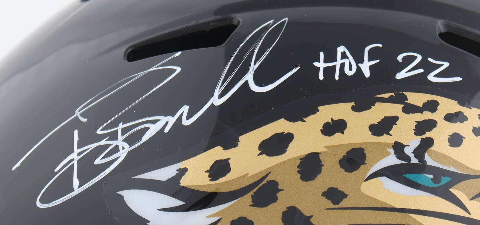 Tony Boselli Signed Jaguars Full-Size Speed Helmet Inscribed "HOF 22" (Schwartz) at PristineAuction.com Tony Boselli Signed Jaguars Full-Size Speed Helmet Inscribed "HOF 22" (Schwartz) at PristineAuction.com