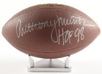 Anthony Munoz Signed NFL Football with Display Stand Inscribed "HOF 98" (PSA) at PristineAuction.com