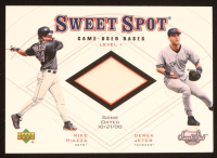 Mike Piazza / Derek Jeter 2001 Sweet Spot Game Base Duos Game-Used Base #B1JP at PristineAuction.com