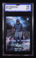 Jahmyr Gibbs 2023 Absolute By Storm #8 RC (ISA 10) at PristineAuction.com