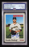 Brandon Woodruff Signed 2019 Topps #580 (PSA) at PristineAuction.com