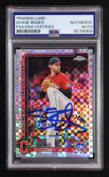 Shane Bieber Signed 2025 Topps Chrome #13 (PSA) at PristineAuction.com