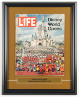 1971 Life Magazine "Disney World Opens" Custom Framed Display at PristineAuction.com