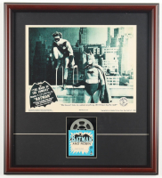 Custom Framed 1943 Original Movie Lobby Card with Matching 8mm 1943 Batman Film at PristineAuction.com