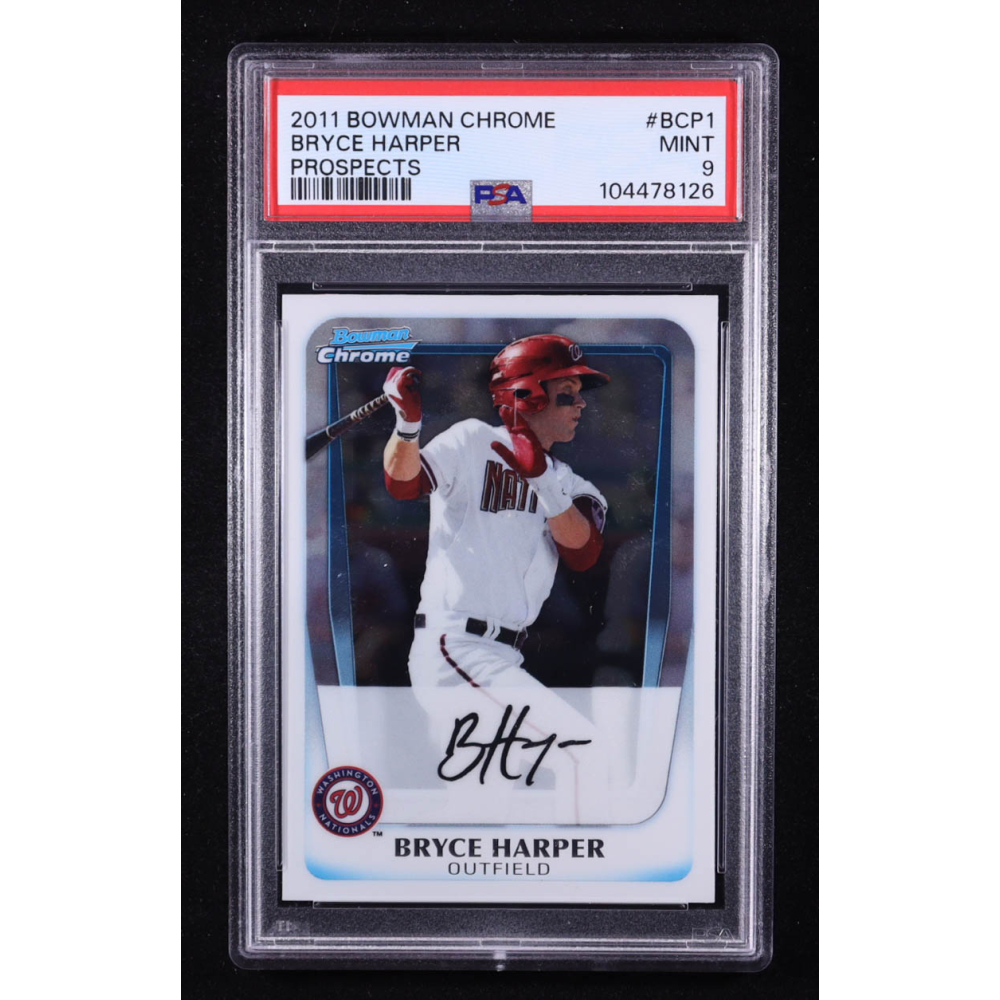 Bryce Harper 2011 Bowman Chrome Prospects #BCP1 (PSA 9) at PristineAuction.com