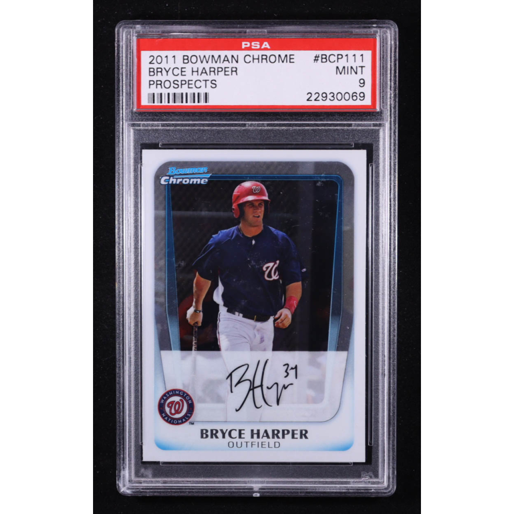 Bryce Harper 2011 Bowman Chrome Prospects #BCP111 (PSA 9) at PristineAuction.com