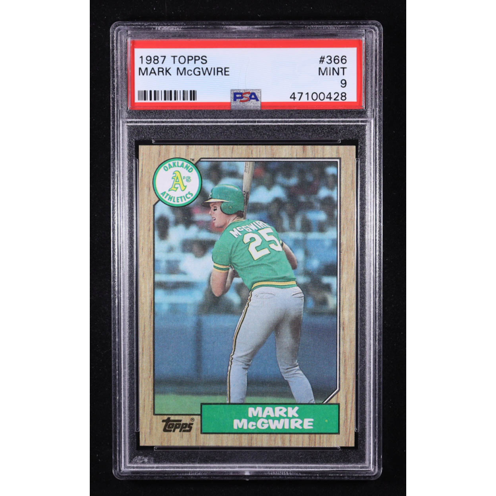 Mark McGwire 1987 Topps #366 (PSA 9) at PristineAuction.com