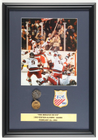 1980 "Miracle On Ice" Custom Framed Photo Display at PristineAuction.com