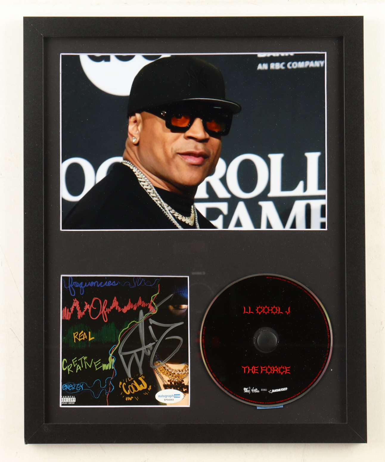 LL Cool J Signed Custom Framed "The FORCE" CD Album Insert Display with Disc (ACOA) at PristineAuction.com LL Cool J Signed Custom Framed "The FORCE" CD Album Insert Display with Disc (ACOA) at PristineAuction.com