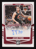 Jaylon Tyson 2024-25 Donruss Optic Signature Series Autographs #88 RC at PristineAuction.com