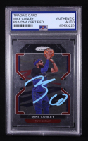 Mike Conley Signed 2021-22 Panini Prizm Team Durant Variations #117 (PSA Encapsulated) at PristineAuction.com