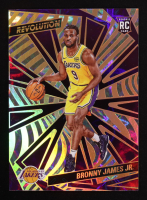 Bronny James Jr. 2024-25 Panini Revolution Galactic #118 RC at PristineAuction.com