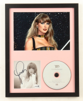 Taylor Swift Signed Custom Framed "The Tortured Poets Department" CD Album Insert Display with Disc (JSA) at PristineAuction.com