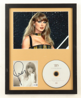 Taylor Swift Signed Custom Framed "The Tortured Poets Department" CD Album Insert Display with Disc (JSA) at PristineAuction.com