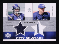 Drew Brees / Trevor Hoffman 2002-03 UD SuperStars City All-Stars Dual Jersey #DBTH at PristineAuction.com