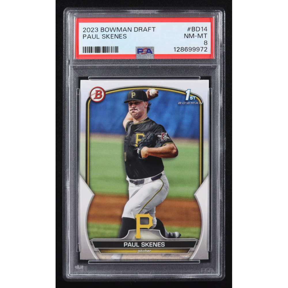 Paul Skenes 2023 Bowman Draft #BD-14 RC (PSA 8) at PristineAuction.com