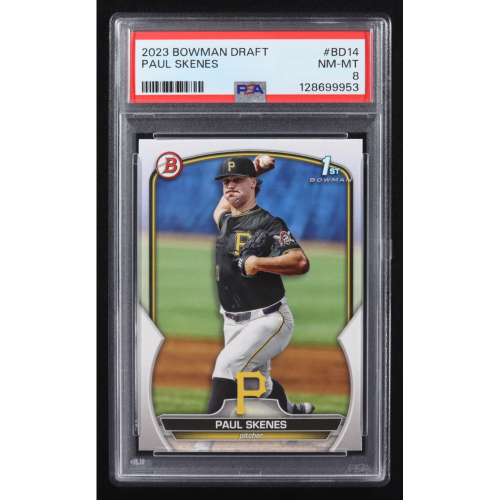Paul Skenes 2023 Bowman Draft #BD-14 RC (PSA 8) at PristineAuction.com